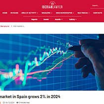 M&A market in Spain grows 2% in 2024